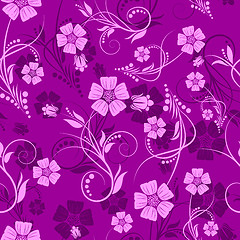 Image showing seamless floral pattern