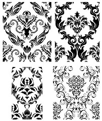 Image showing seamless damask pattern