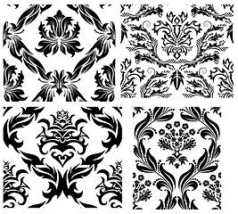 Image showing seamless damask pattern