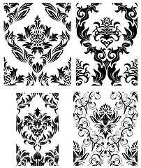 Image showing seamless damask pattern