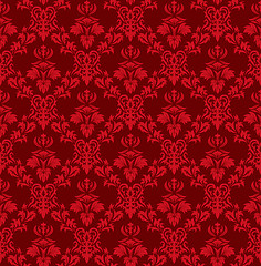 Image showing seamless damask pattern