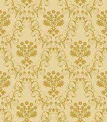 Image showing seamless damask pattern