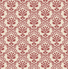 Image showing seamless damask pattern