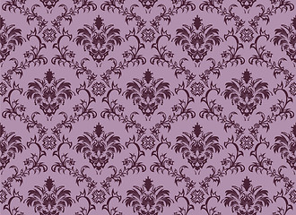 Image showing seamless damask pattern