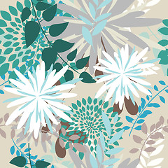 Image showing seamless floral pattern