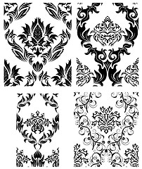 Image showing seamless damask pattern