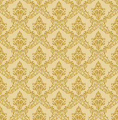 Image showing seamless damask pattern