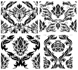 Image showing seamless damask pattern