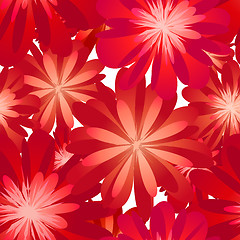 Image showing seamless floral pattern