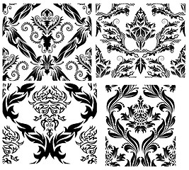 Image showing seamless damask pattern