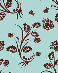 Image showing seamless floral pattern