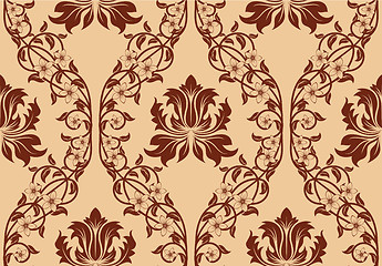 Image showing seamless damask pattern