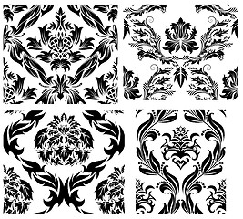 Image showing seamless damask pattern