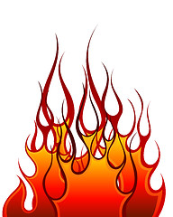 Image showing fire background