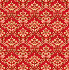 Image showing seamless damask pattern