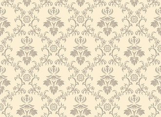 Image showing seamless damask pattern