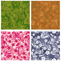 Image showing seamless floral pattern