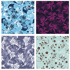 Image showing seamless floral pattern