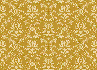 Image showing seamless damask pattern