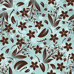 Image showing seamless floral pattern