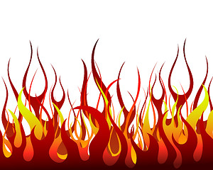 Image showing fire background