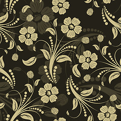 Image showing seamless floral pattern