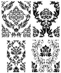 Image showing seamless damask pattern