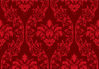 Image showing seamless damask pattern