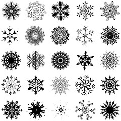 Image showing snowflakes