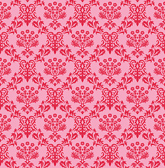 Image showing seamless damask pattern
