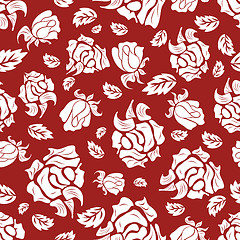 Image showing seamless floral pattern