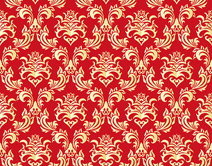 Image showing seamless damask pattern