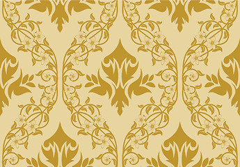 Image showing seamless damask pattern