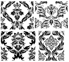 Image showing seamless damask pattern