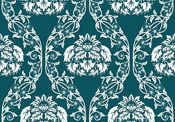 Image showing seamless damask pattern