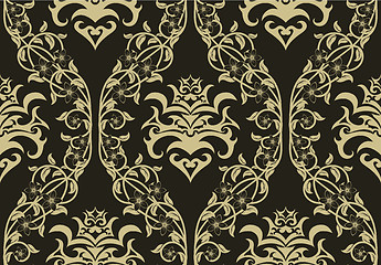 Image showing seamless damask pattern