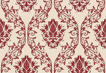 Image showing seamless damask pattern