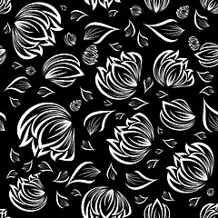 Image showing seamless floral pattern