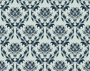 Image showing seamless damask pattern