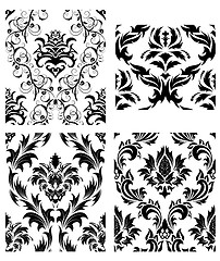 Image showing seamless damask pattern