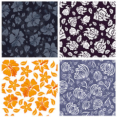 Image showing seamless floral pattern