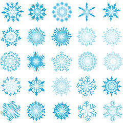 Image showing snowflakes