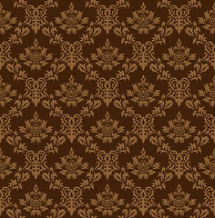 Image showing seamless damask pattern