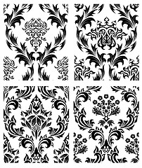 Image showing seamless damask pattern