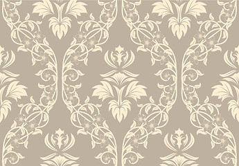 Image showing seamless damask pattern