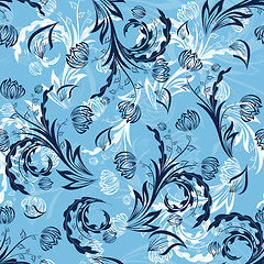 Image showing seamless floral pattern