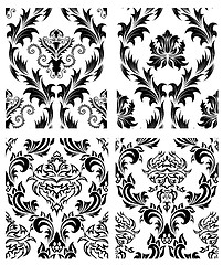 Image showing seamless damask pattern