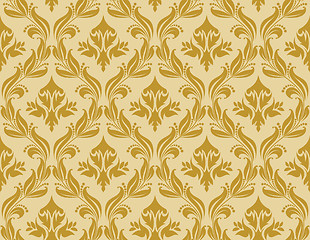 Image showing seamless damask pattern