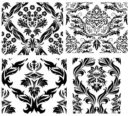 Image showing seamless damask pattern