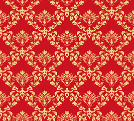 Image showing seamless damask pattern